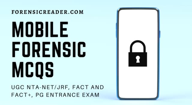 mobile cell forensic science mcqs
