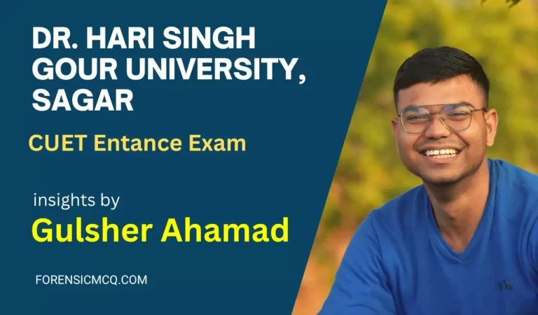 How I Scored 97.8 Percentile in CUET Dr. Hari Singh Gour University, Sagar University Exam?
