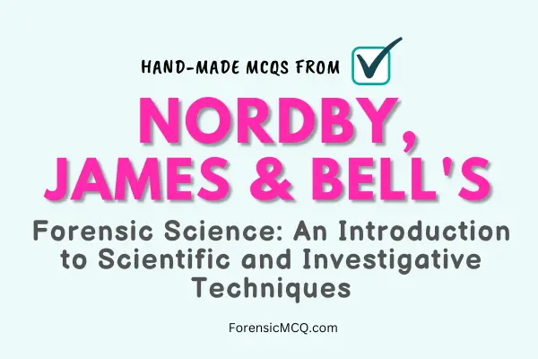 nordby book forensic science one of the best book mcq
