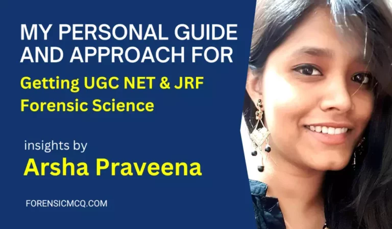 My Personal Guide and Approach for Getting NTA UGC NET & JRF Forensic Science