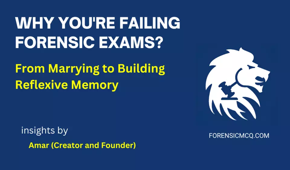 Why You're Failing Forensic Exams and CUET PG and NTA UGC NET by founder of forensicmcq website