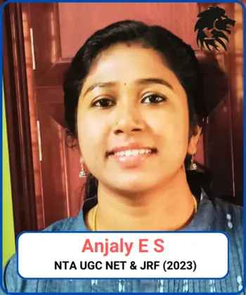 Anjaly E S ugc net jrf Qualified Forensic Science